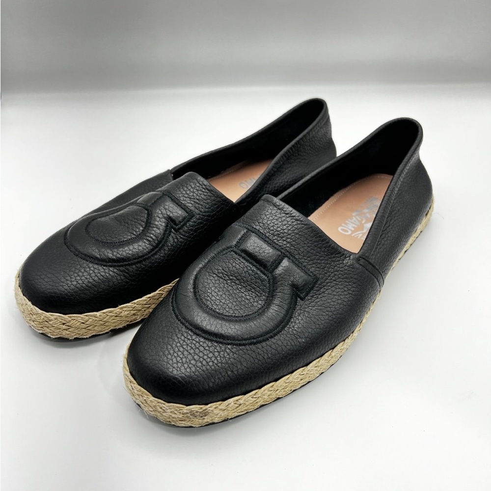 Salvatore Ferragamo Summer Gancino Espadrille Shoes - Sz 10 - USED